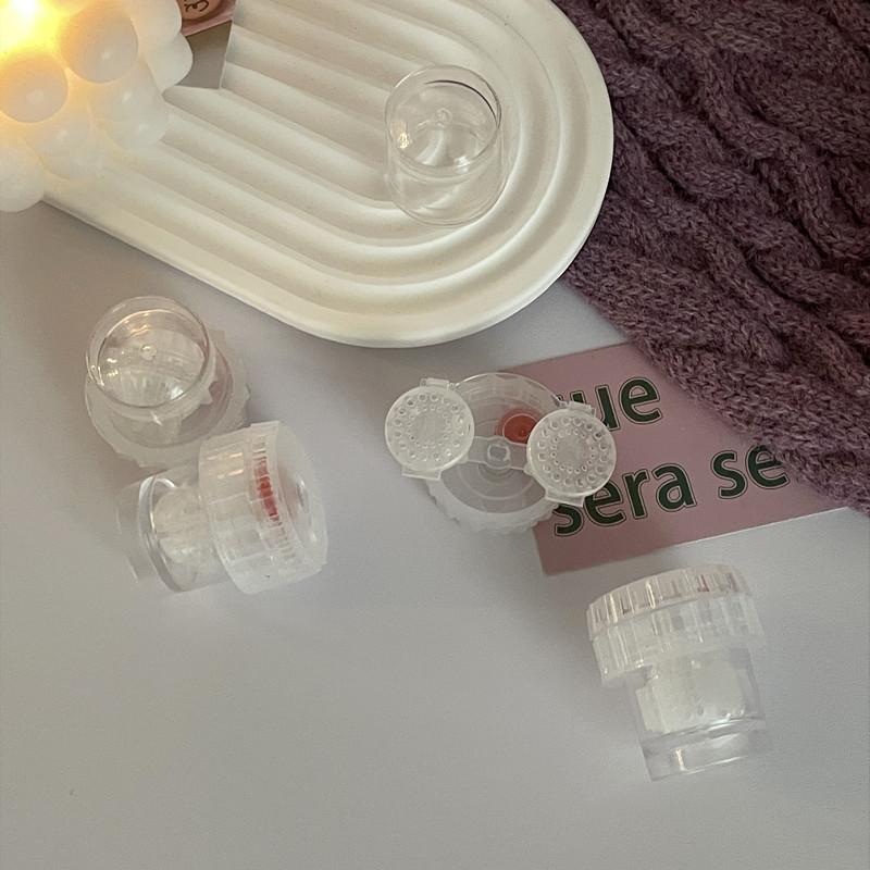 Ручной вращающийся очиститель контактных линз Очиститель косметических контактных линз Контейнер для контактных линз